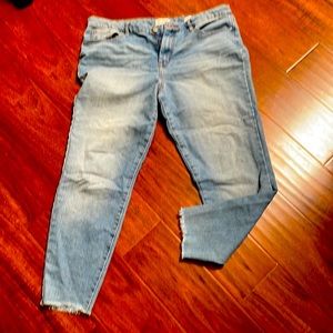 Jessica Simpson high rise skinny ankle Jean 14/32